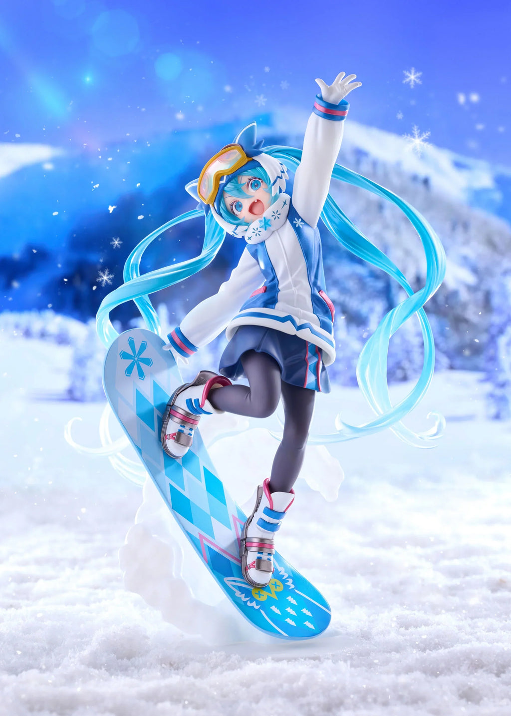Taito Hatsune Miku Figure Snow Miku All Stars 2016 Purple 21 cm