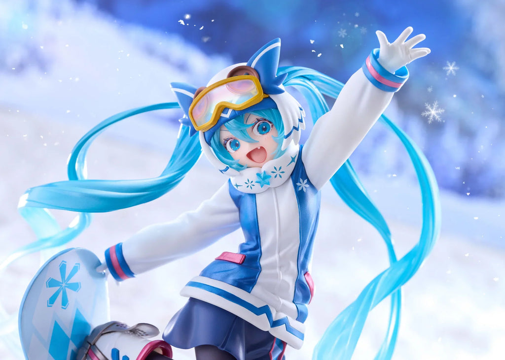 Taito Hatsune Miku Figure Snow Miku All Stars 2016 Purple 21 cm