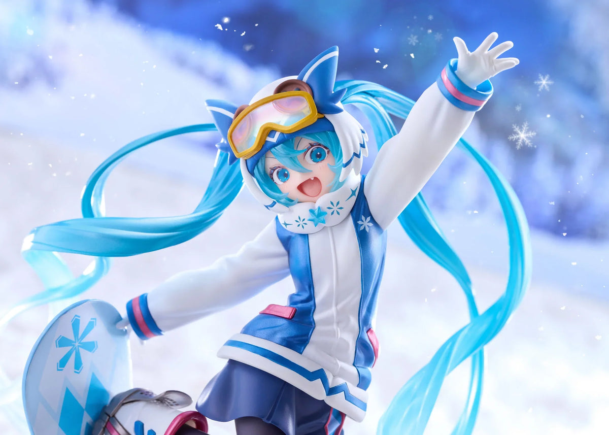 Taito Hatsune Miku Figure Snow Miku All Stars 2016 Purple 21 cm