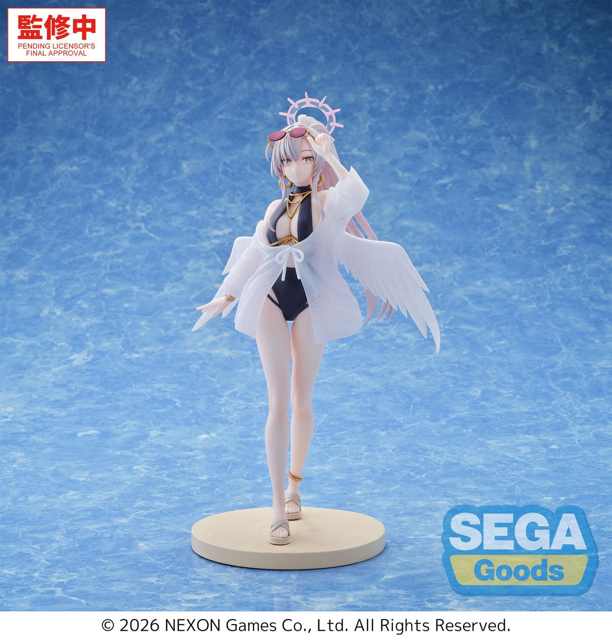 Sega Nagisa Figure Blue Archive Swimsuit Collectible 16cm