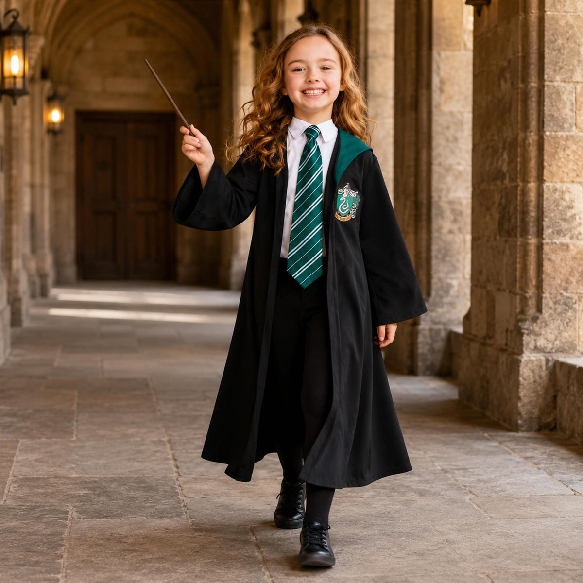 Harry Potter House Slytherin Child Costume Robes