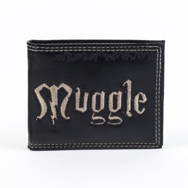 Harry Potter Muggle Black Bifold Wallet