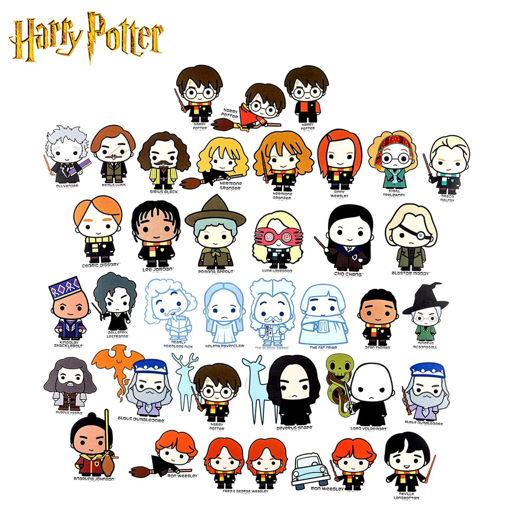 Harry Potter Chibi Vinyl Decal 50-Pack