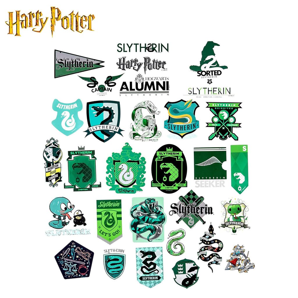 Harry Potter House Slytherin Vinyl Decal 60-Pack