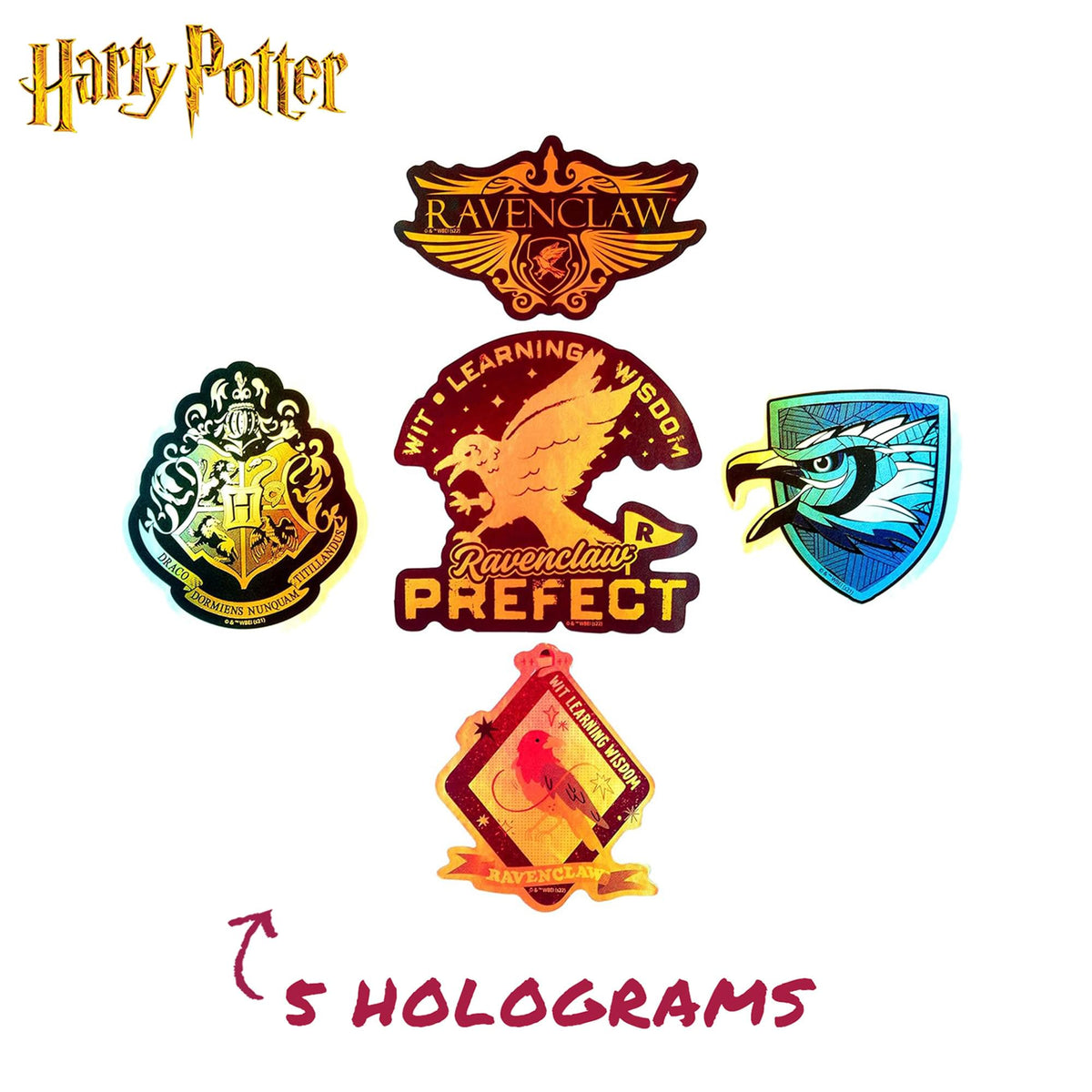 Harry Potter House Ravenclaw Vinyl Decal 60-Pack