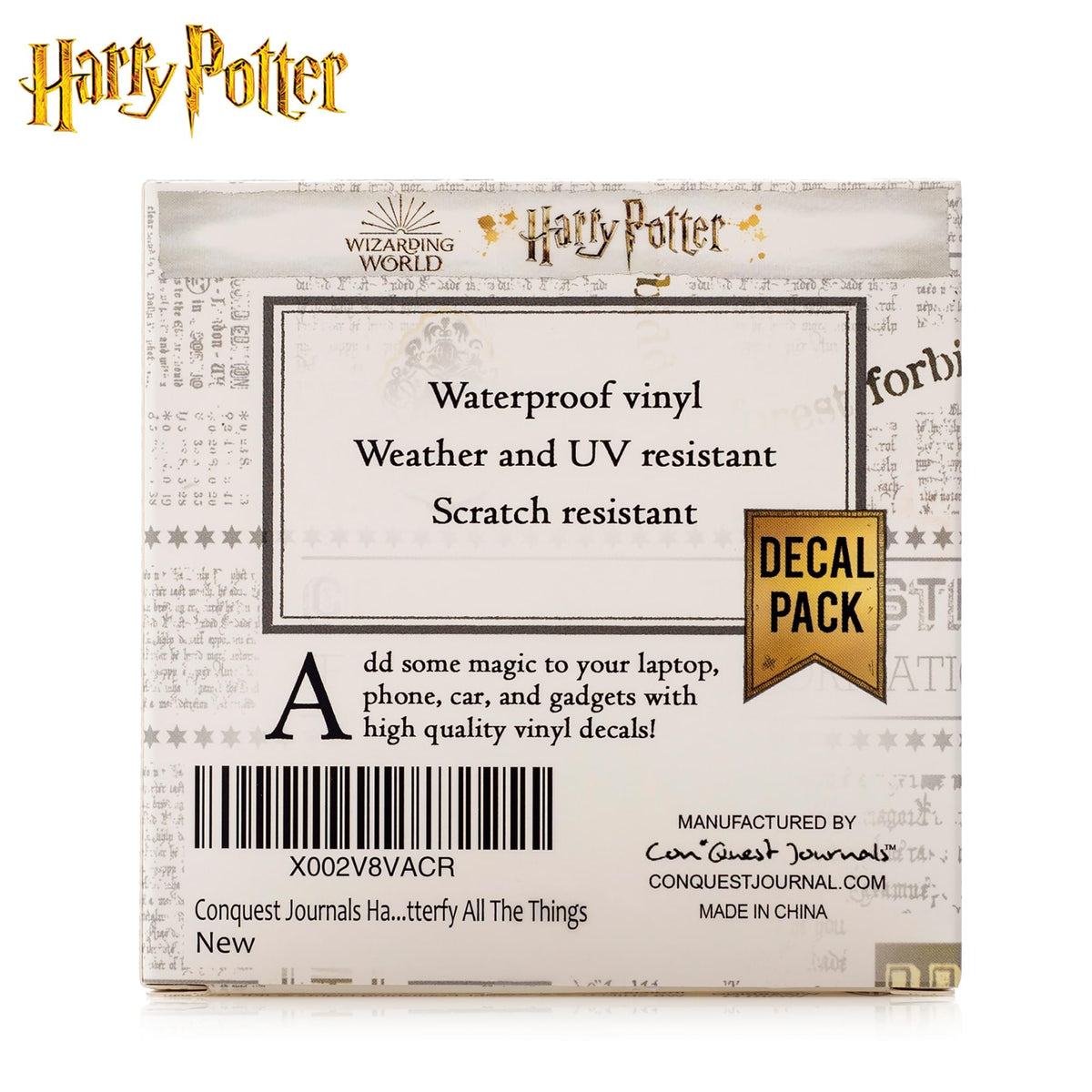 Harry Potter Potions Labels Vinyl Decal 50-Pack