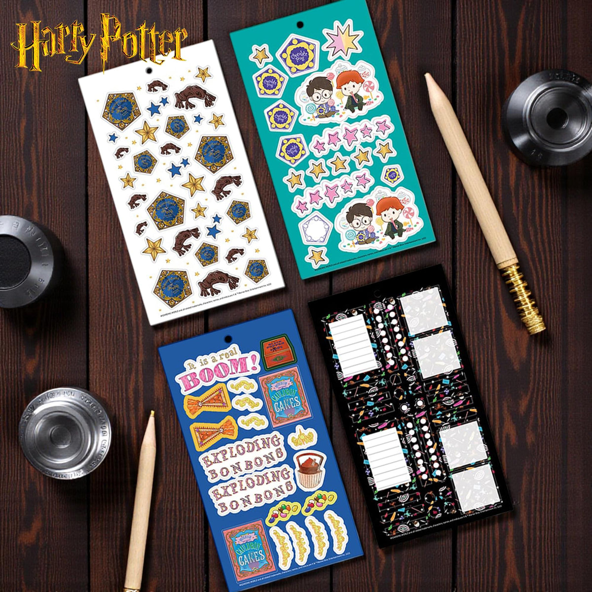Harry Potter Honeydukes & Weasley 30-Page Planner Sticker Book | 1000+ Stickers