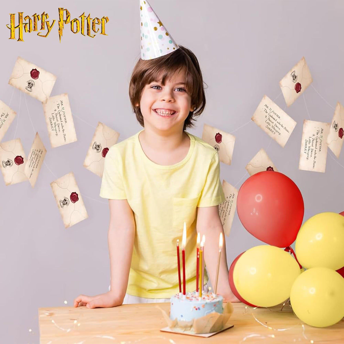 Harry Potter Floating Hogwarts Acceptance Letter Set Of 40