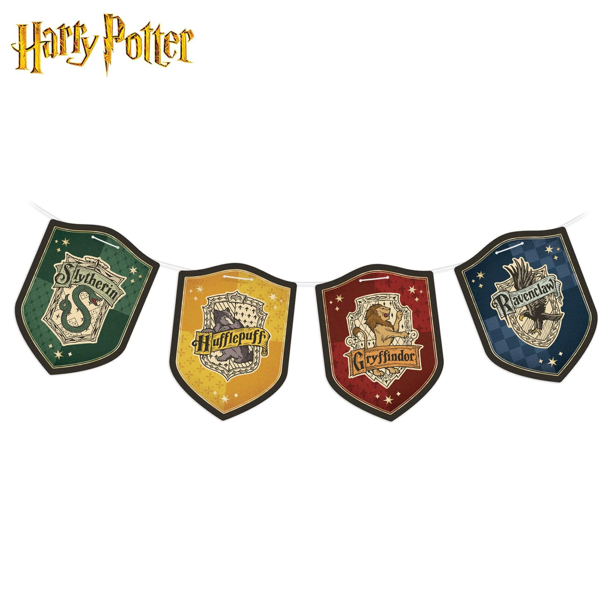 Harry Potter Hogwarts House Pride Hanging Cardstock Banners | 32 Pieces