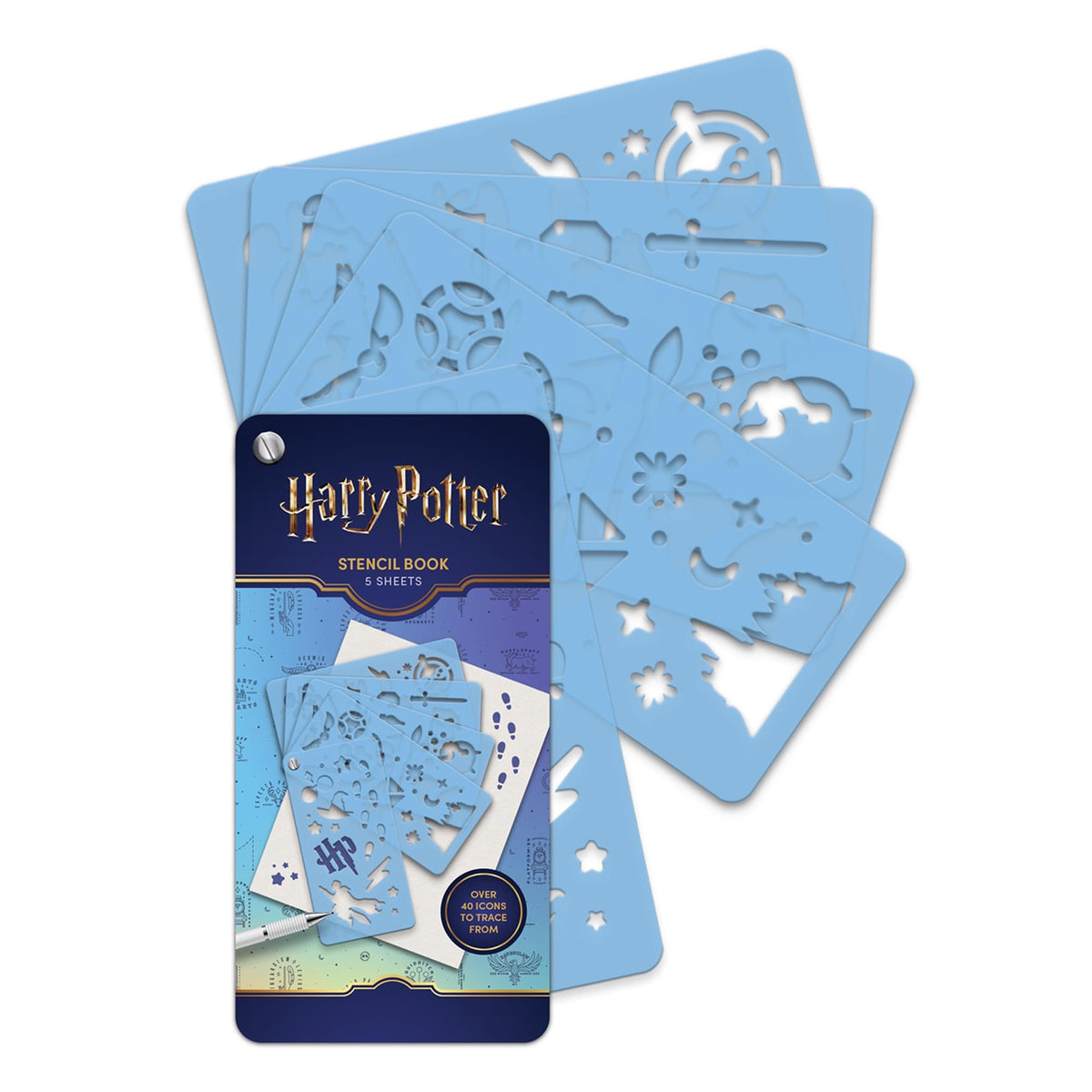 Harry Potter 5-Page Stencil Book