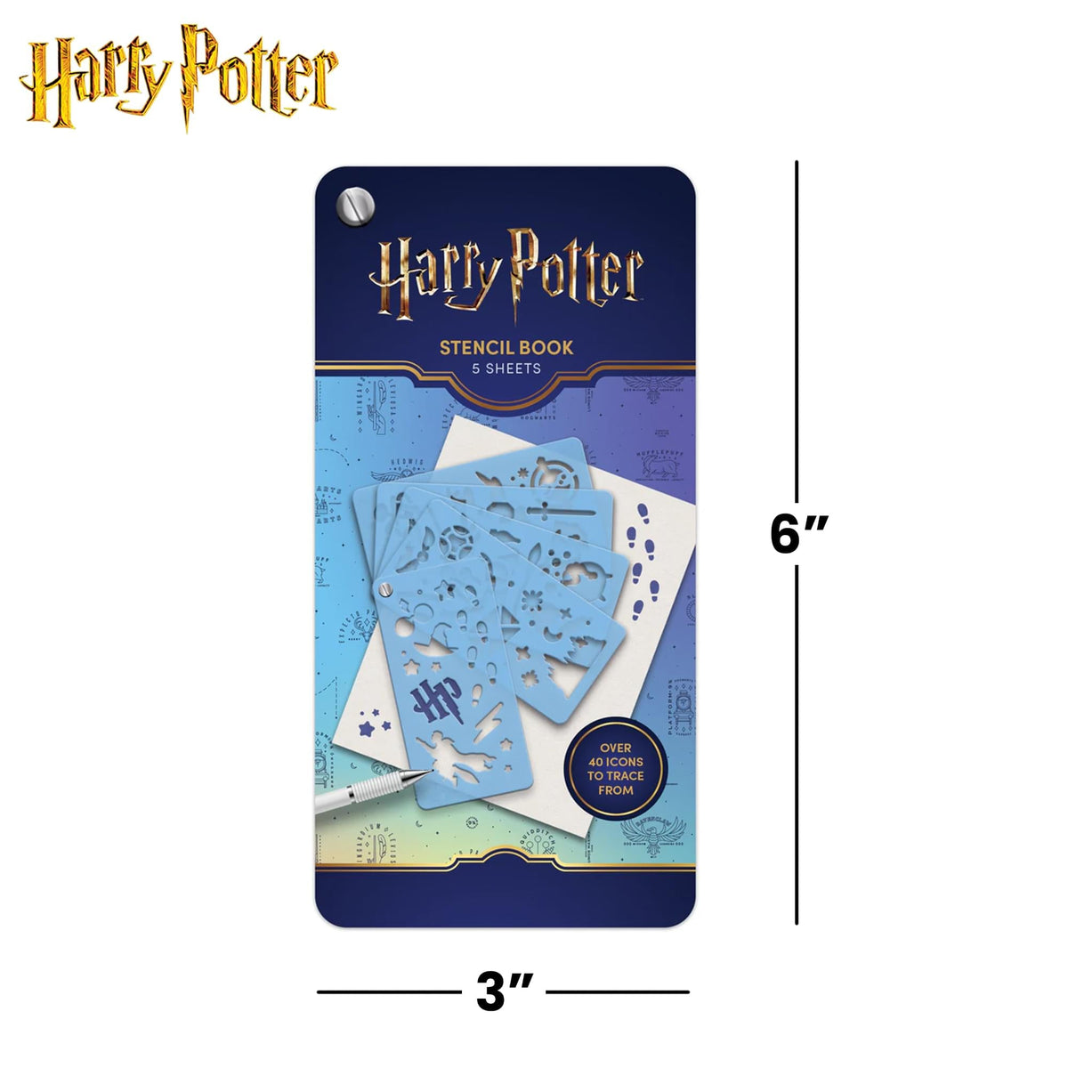 Harry Potter 5-Page Stencil Book