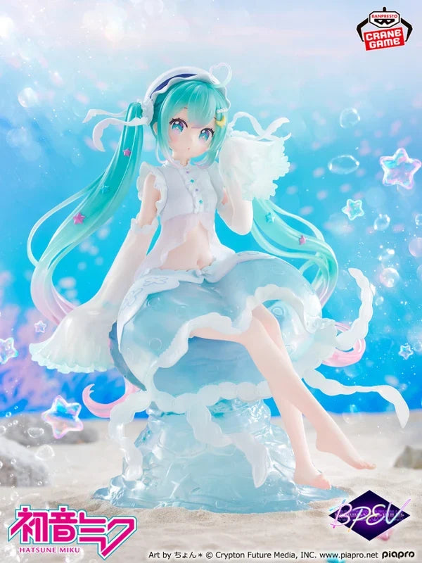 Banpresto Hatsune Miku Clear Luxe Jellyfish Evolve Figure 7.9in
