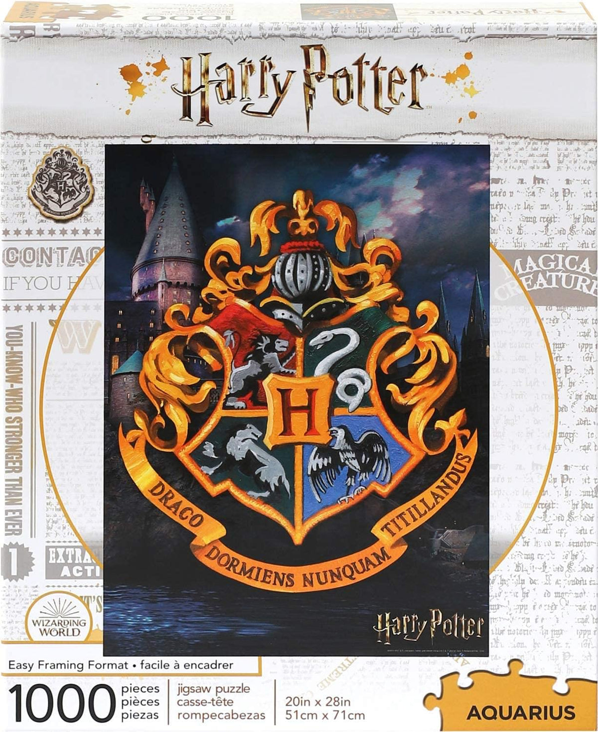 Harry Potter Hogwarts Crest 1000 Piece Jigsaw Puzzle