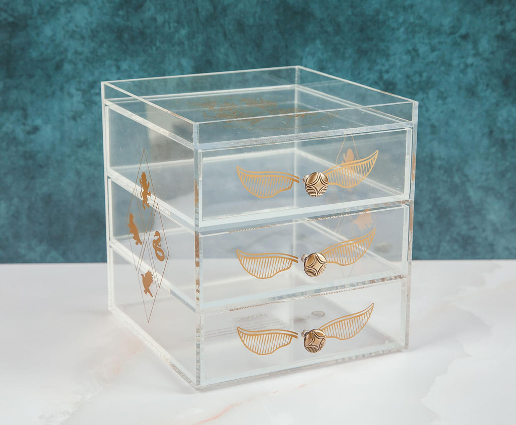 Harry Potter Snitch Acrylic Beauty Organizer Storage Case