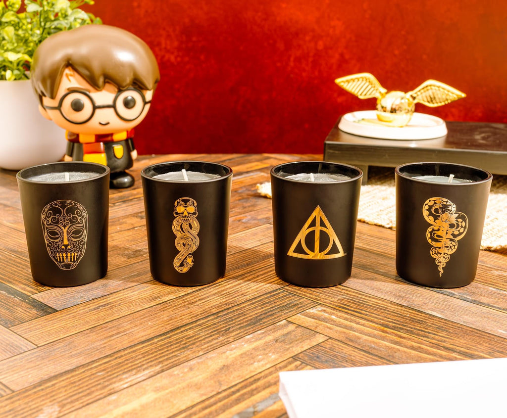Harry Potter Dark Arts Scented Soy Wax Candle Collection | Set of 4