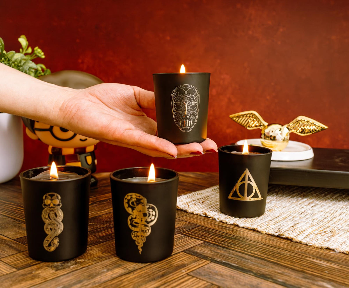 Harry Potter Dark Arts Scented Soy Wax Candle Collection | Set of 4