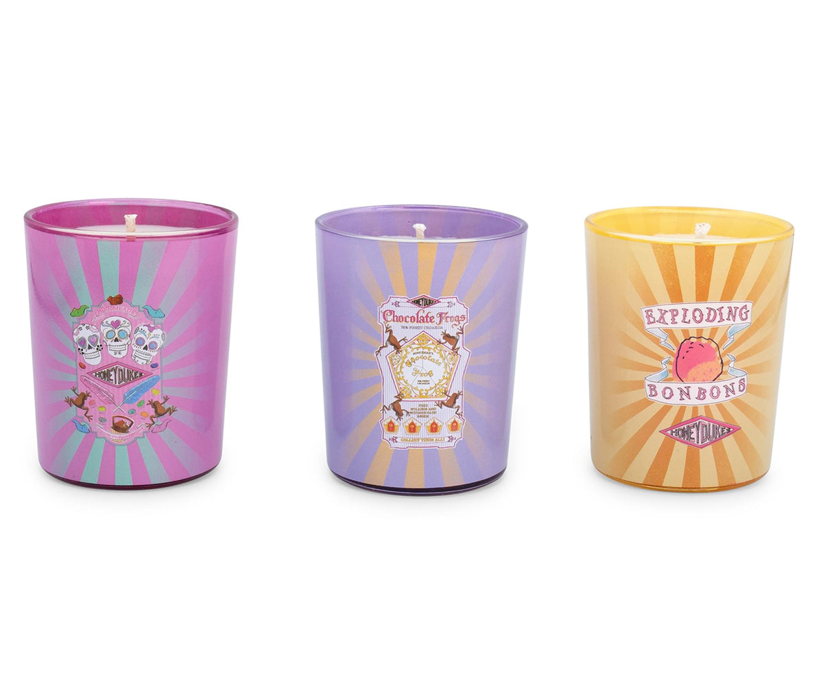 Harry Potter Honeydukes Scented Soy Wax Candle Collection | Set of 3