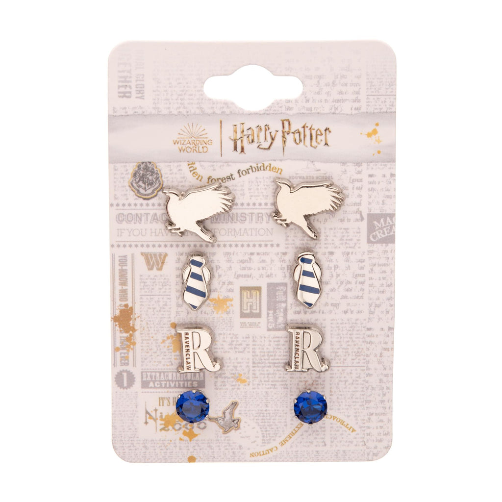 Harry Potter House Ravenclaw 4-Piece Stud Earring Set