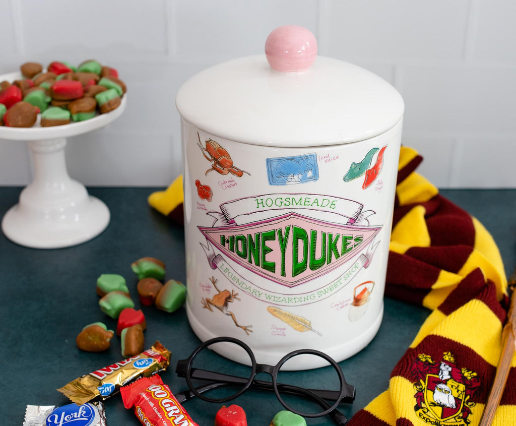 Harry Potter Honeydukes Sweets Ceramic Cookie Storage Jar | 10 Inches Tall