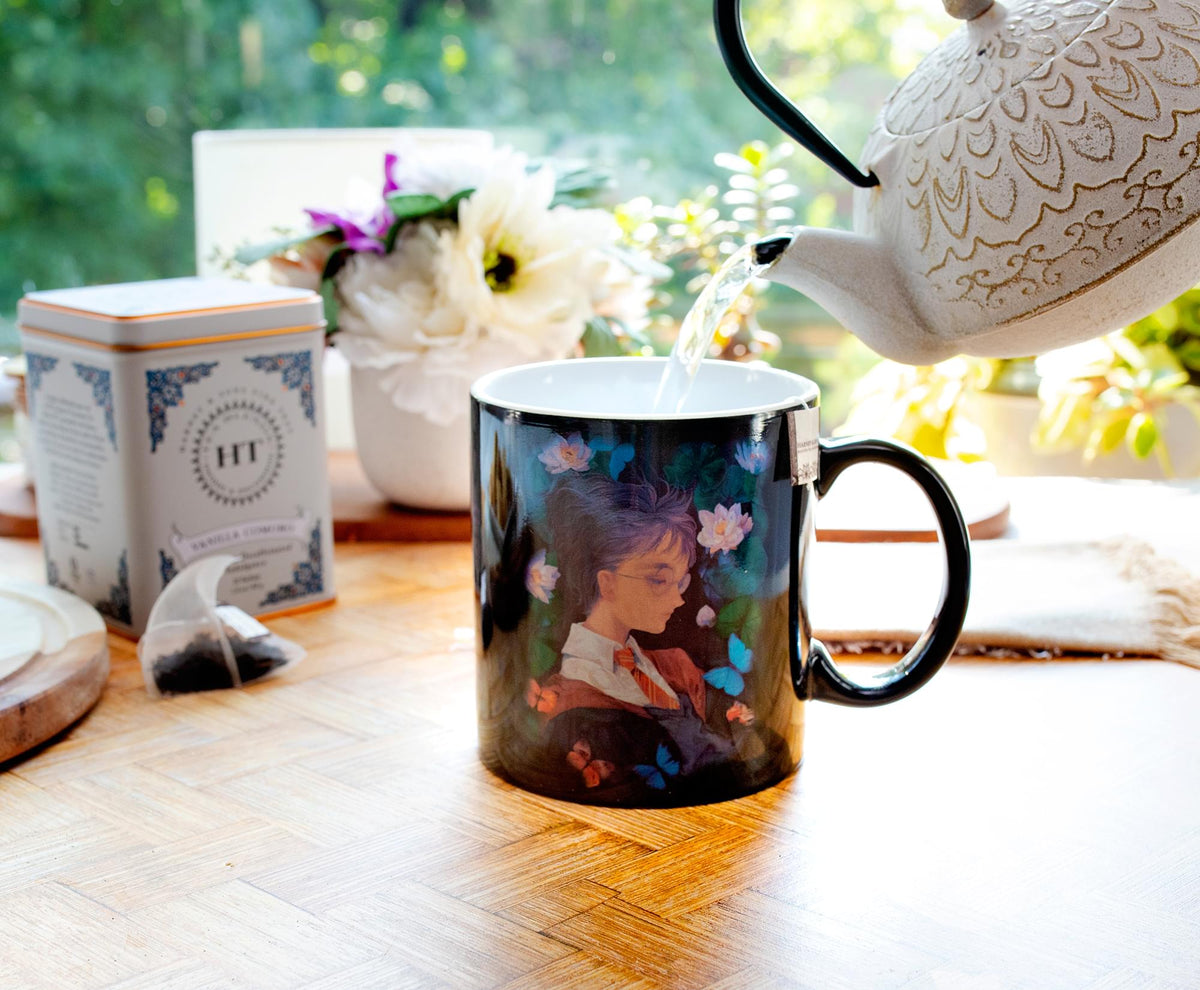 Harry Potter and Hermione Granger Anime-Style Ceramic Mug | Holds 20 Ounces