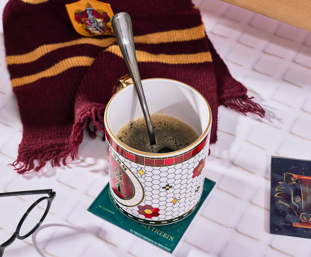 Harry Potter Platform 9 3/4 Electroplated Ceramic Mug | Holds 20 Ounces