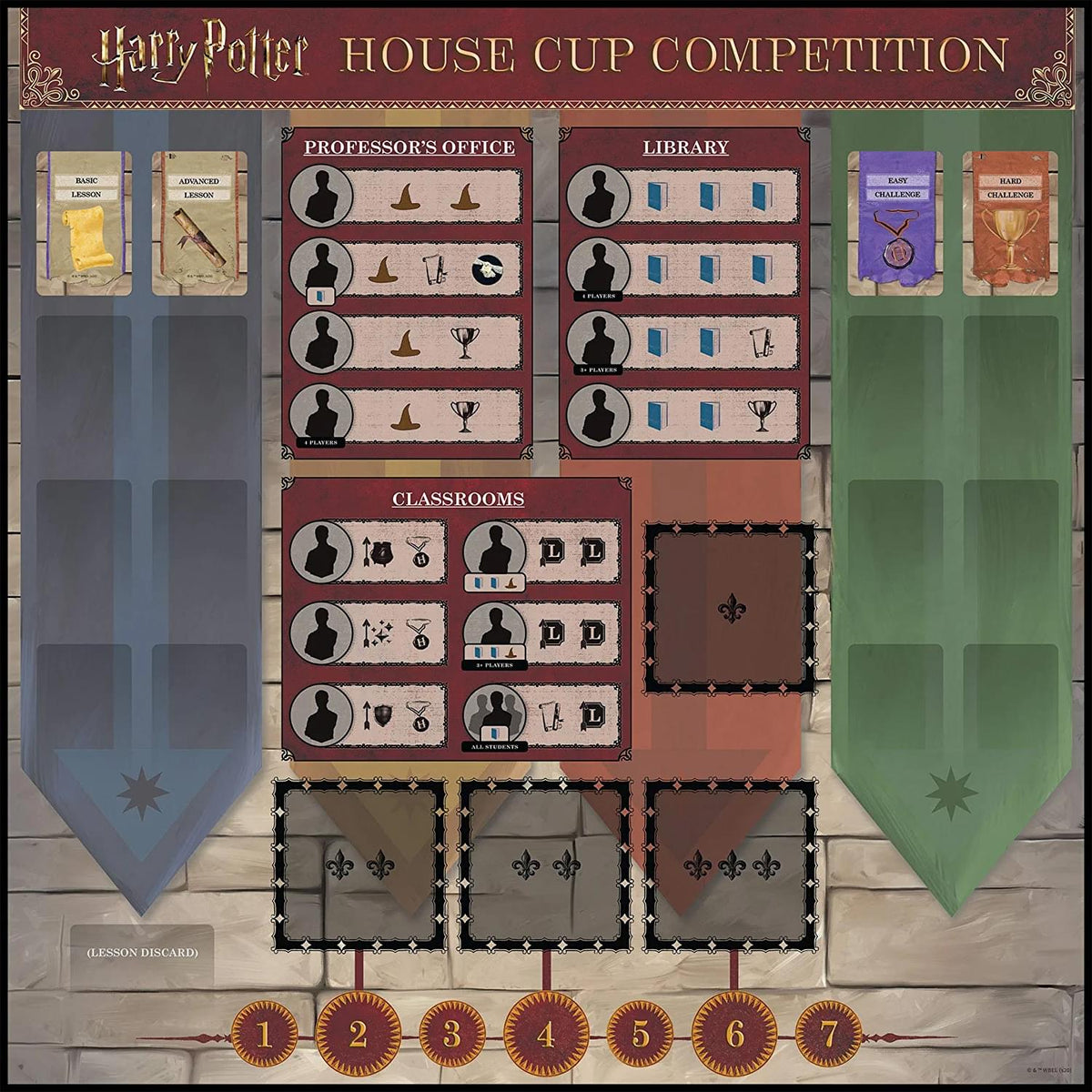 Harry Potter House Cup Competition Board Game