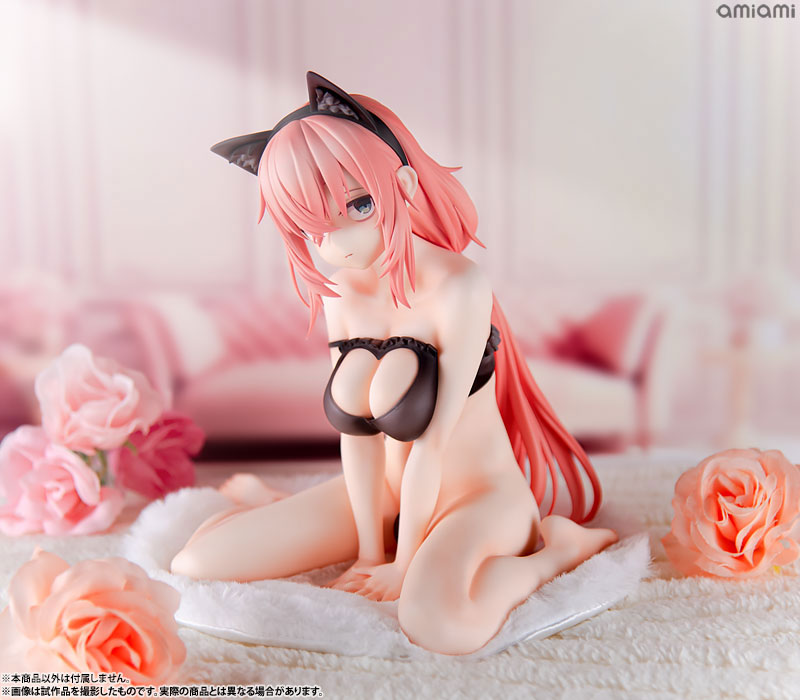 AmiAmi Komaro Mutsu 1/4 Scale Cat Lingerie Figure Even the Student Council Has Holes!