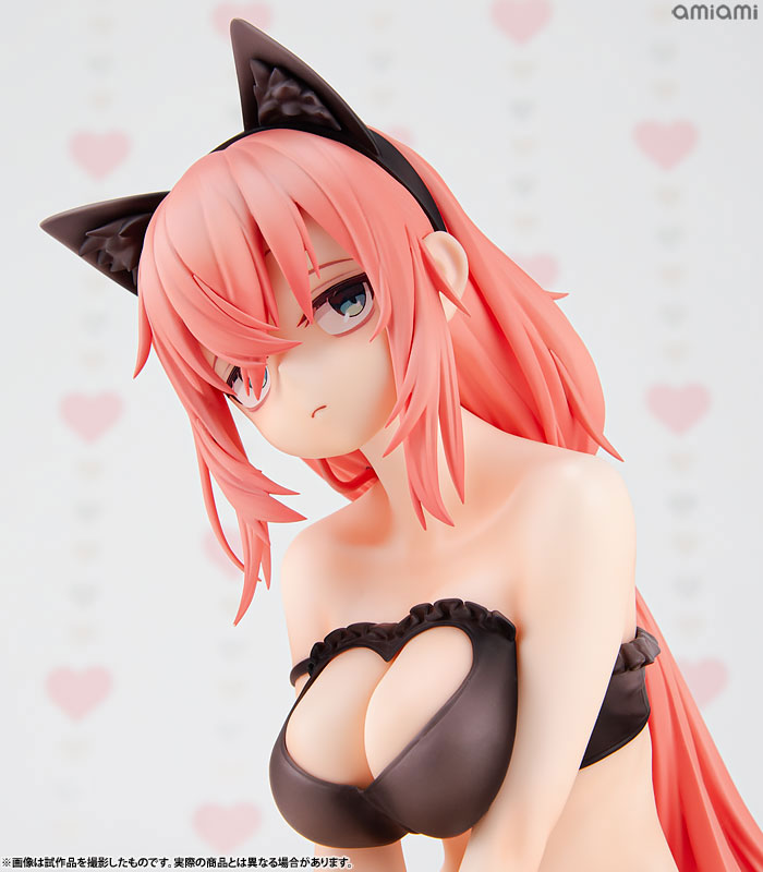 AmiAmi Komaro Mutsu 1/4 Scale Cat Lingerie Figure Even the Student Council Has Holes!