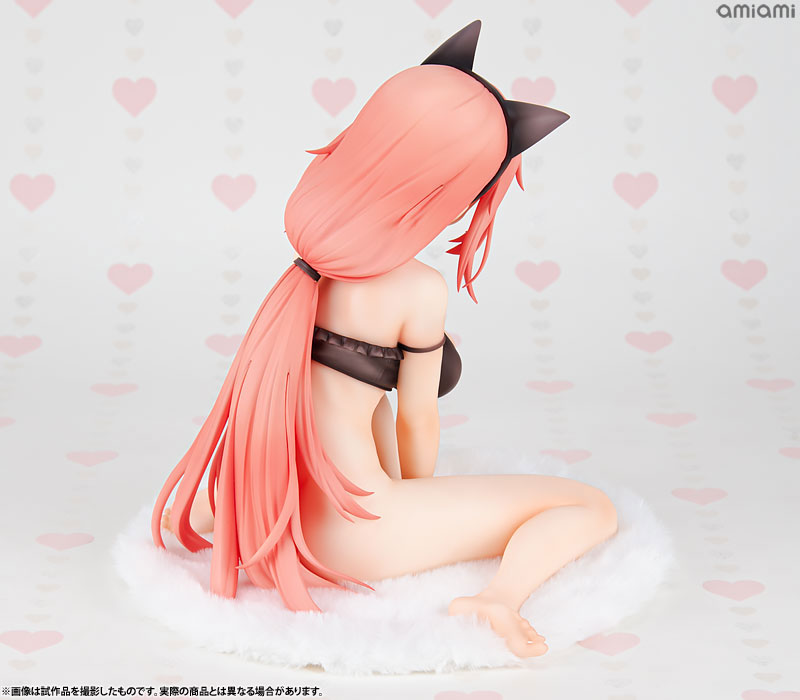 AmiAmi Komaro Mutsu 1/4 Scale Cat Lingerie Figure Even the Student Council Has Holes!
