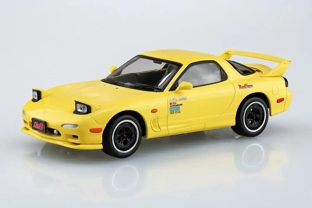 Aoshima Initial D Keisuke FD RX-7 Yellow Plastic Model Kit 1:32