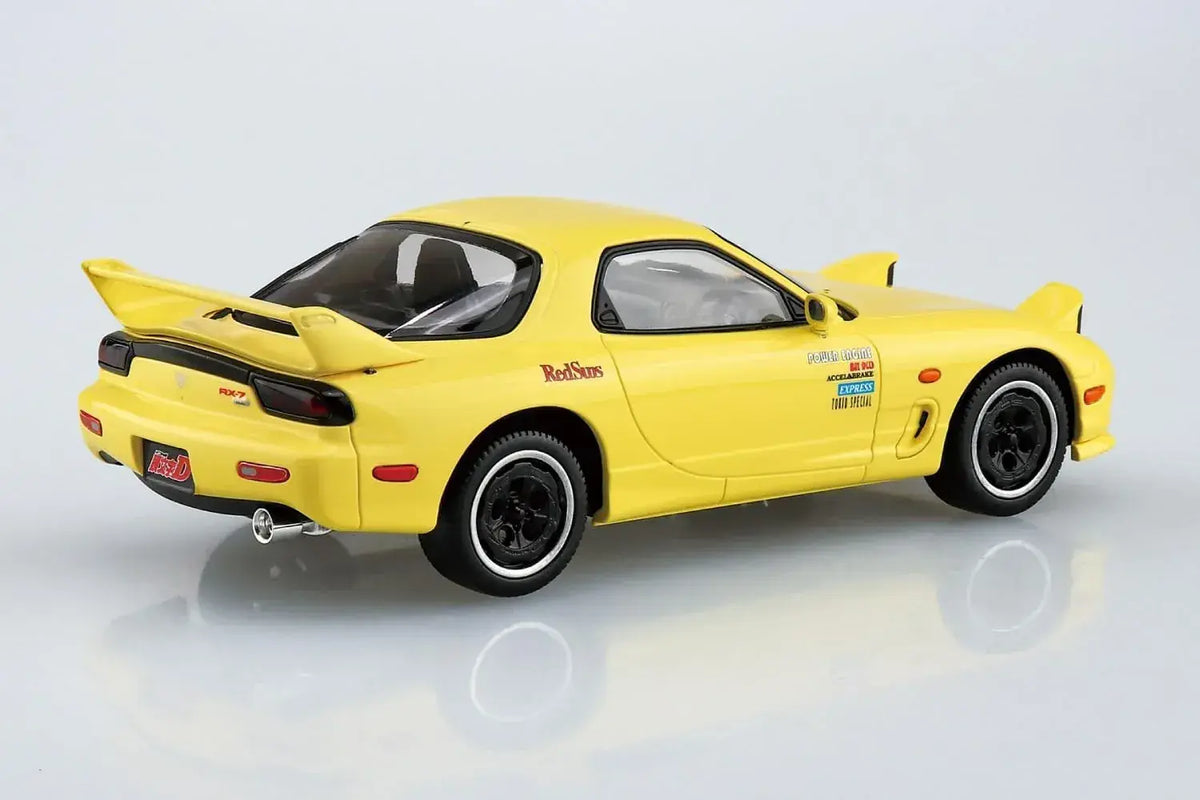 Aoshima Initial D Keisuke FD RX-7 Yellow Plastic Model Kit 1:32