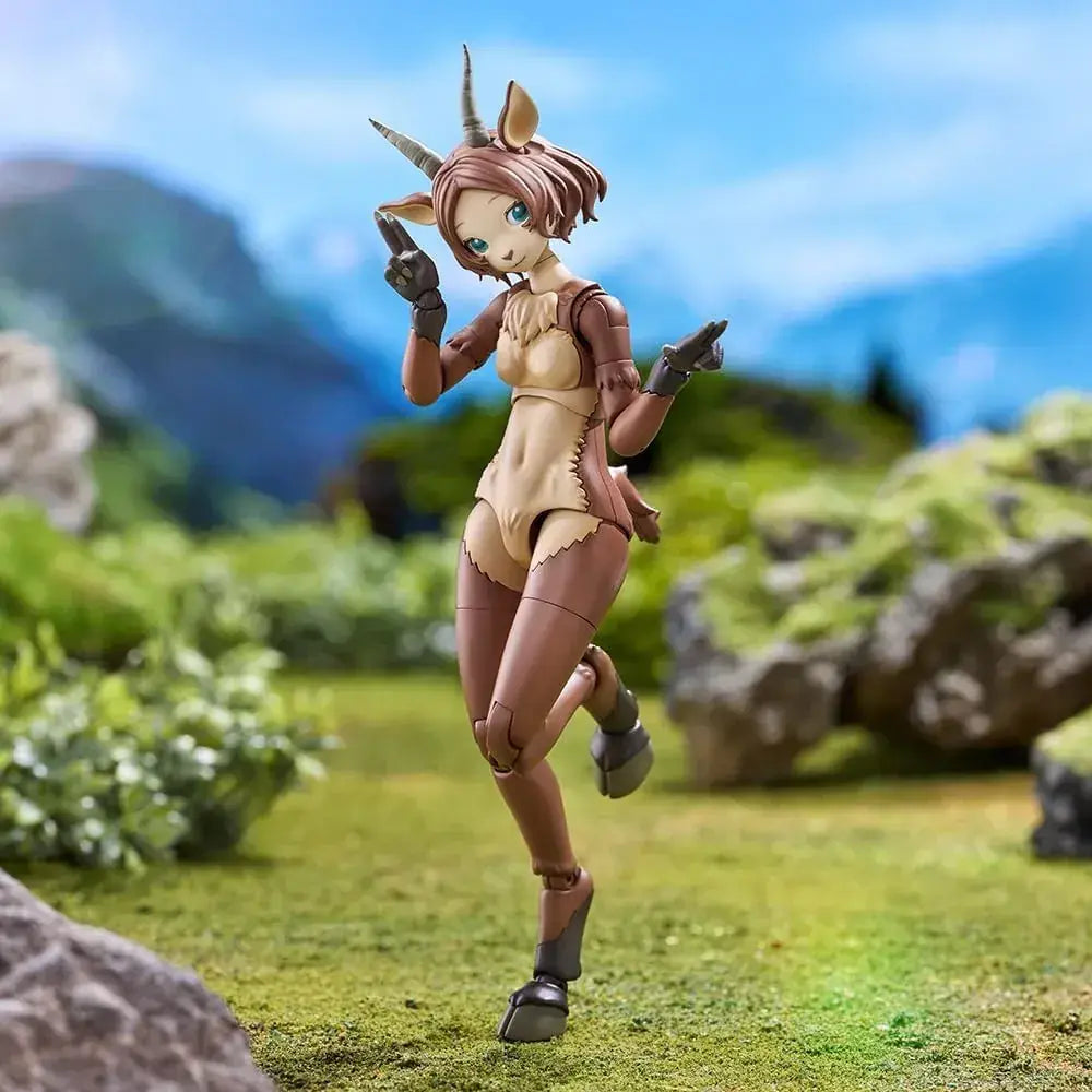 Aoshima KemoPura Ibex Non-Scale Plastic Figure Kit, Sunlight