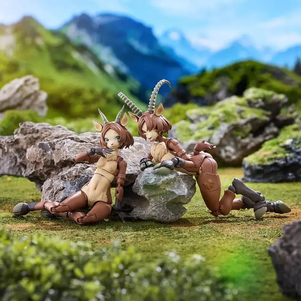 Aoshima KemoPura Ibex Non-Scale Plastic Figure Kit, Sunlight