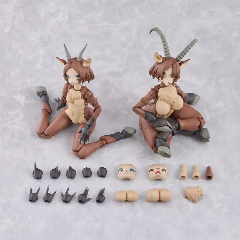 Aoshima KemoPura Ibex Non-Scale Plastic Figure Kit, Sunlight