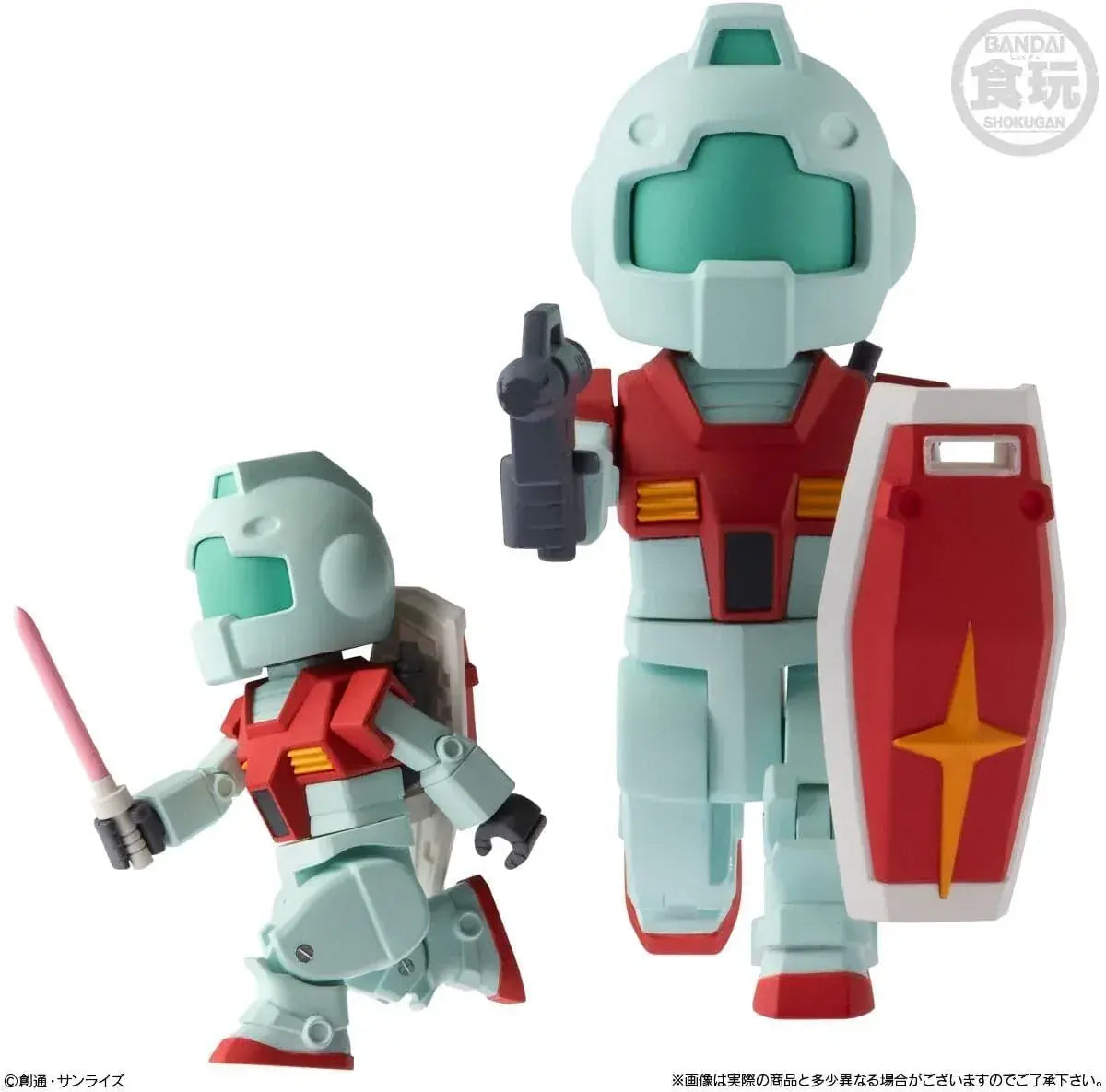 Bandai Gundam Candy Toy Figures Box of 10 Pre-Painted Assortment