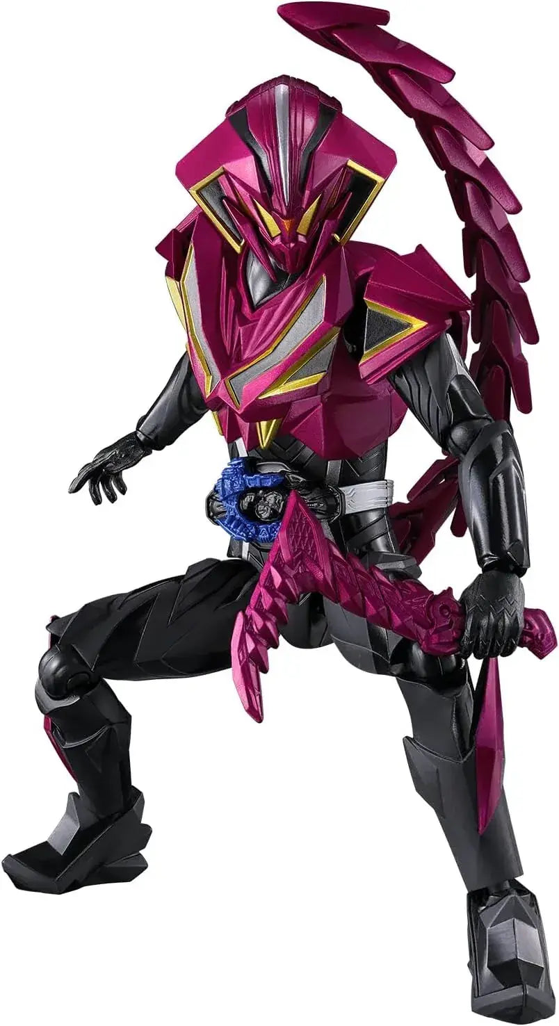 Bandai Kamen Rider Jao Tokusatsu Action Figure Wine-Red Color