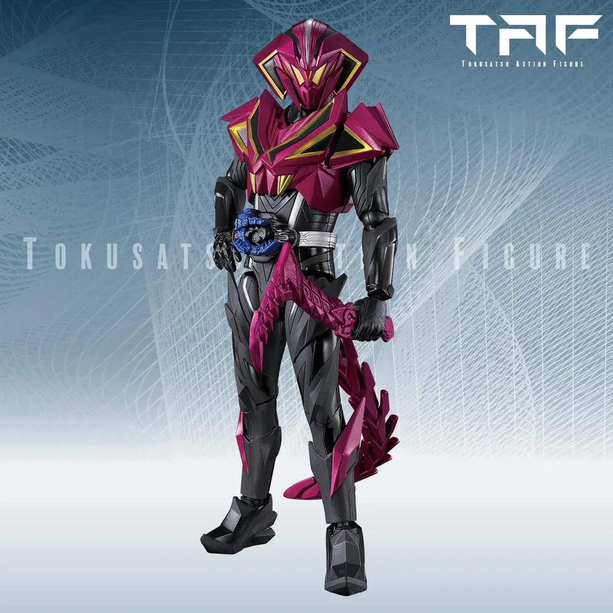Bandai Kamen Rider Jao Tokusatsu Action Figure Wine-Red Color