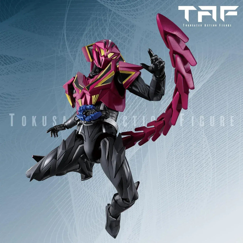Bandai Kamen Rider Jao Tokusatsu Action Figure Wine-Red Color
