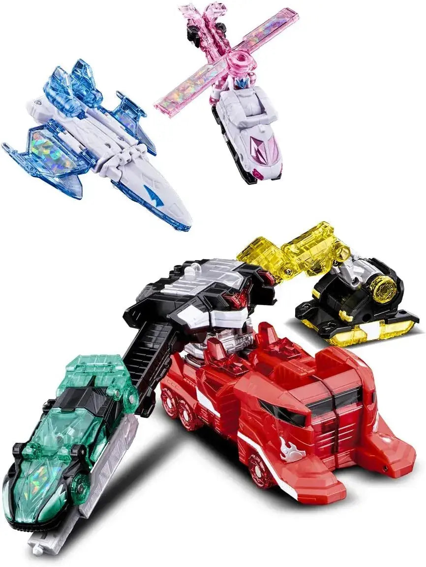 Bandai Mashin Sentai Kiramejin DX Combining Robot Figure Set