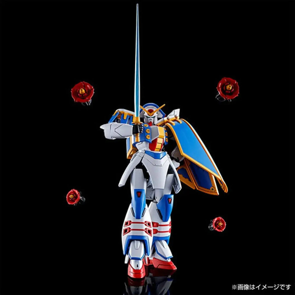 Bandai Namco Rose Gundam 1:144 HGFC Plastic Model Kit with Base