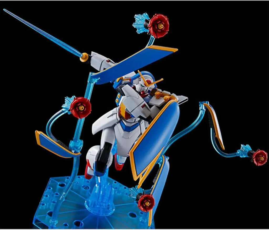 Bandai Namco Rose Gundam 1:144 HGFC Plastic Model Kit with Base