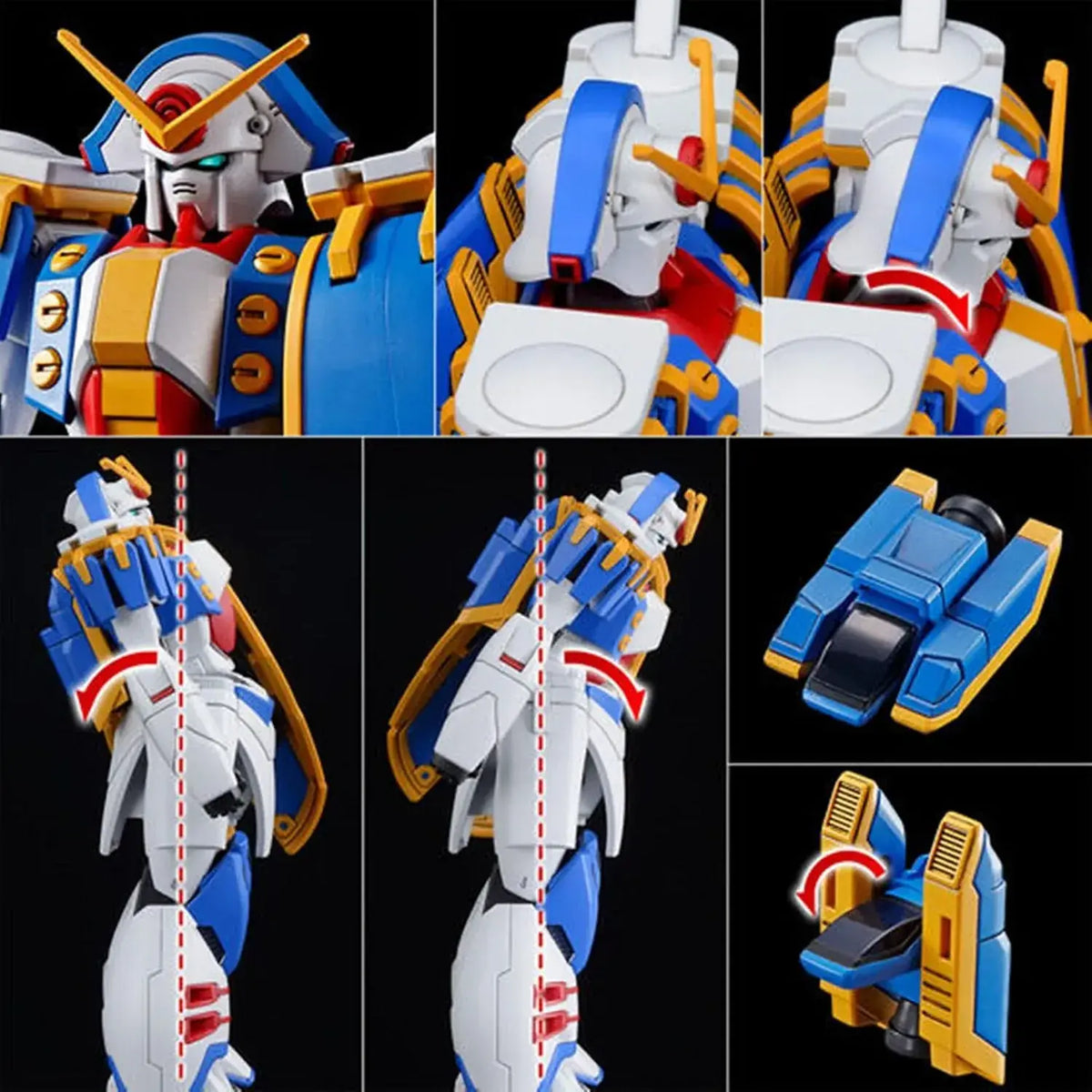 Bandai Namco Rose Gundam 1:144 HGFC Plastic Model Kit with Base