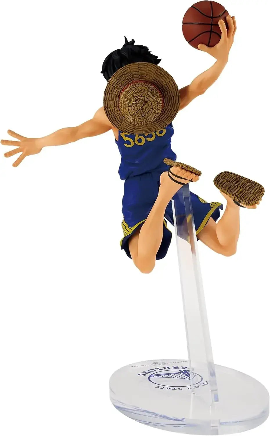 Bandai One Piece Luffy Warriors NBA PVC Figure 17 cm Display