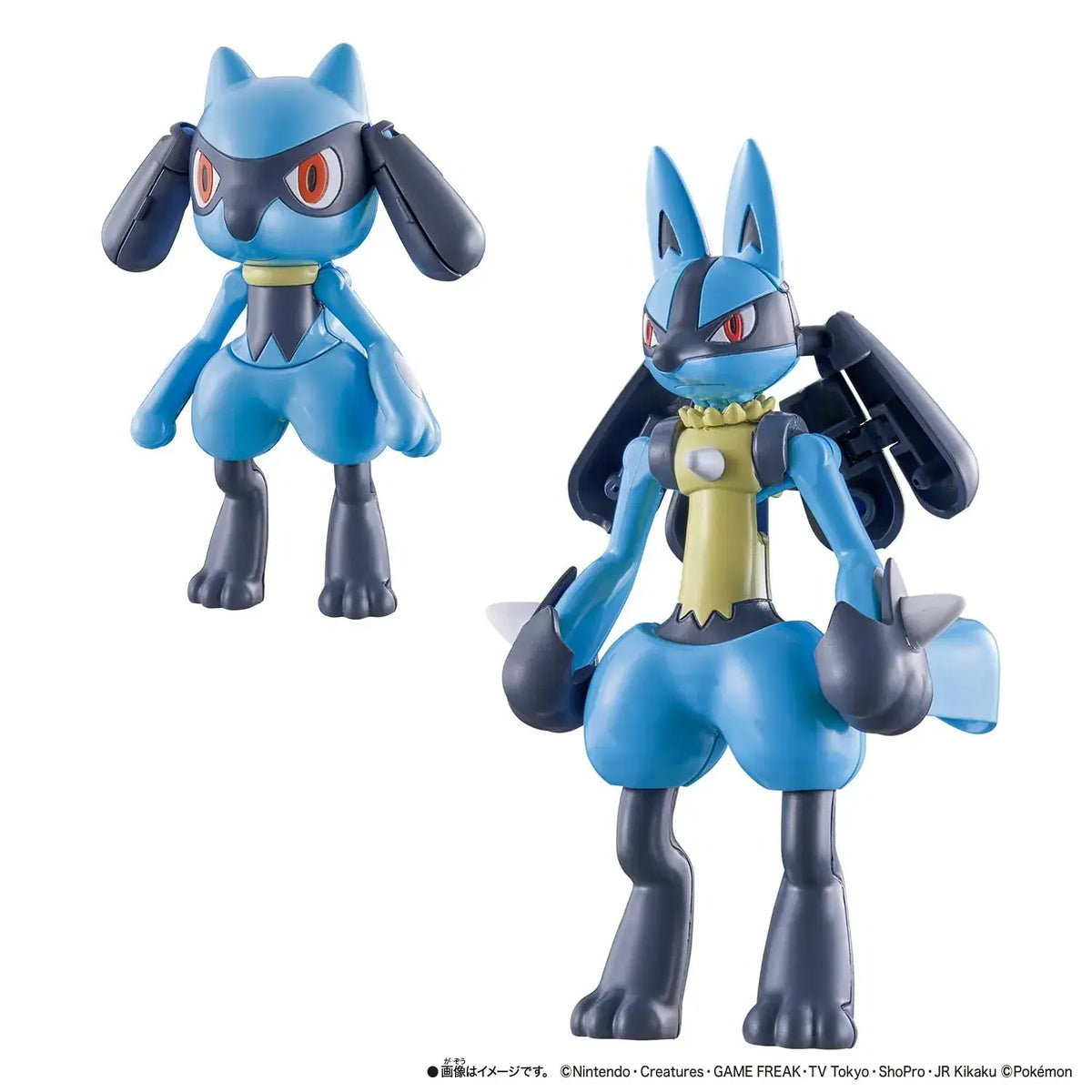 Bandai Pokemon Change Riolu Lucario Figure Collectible Ages 6+