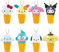 Bandai Sanrio Ice Cream Case Charms Candy Toy Set of 10 Pieces