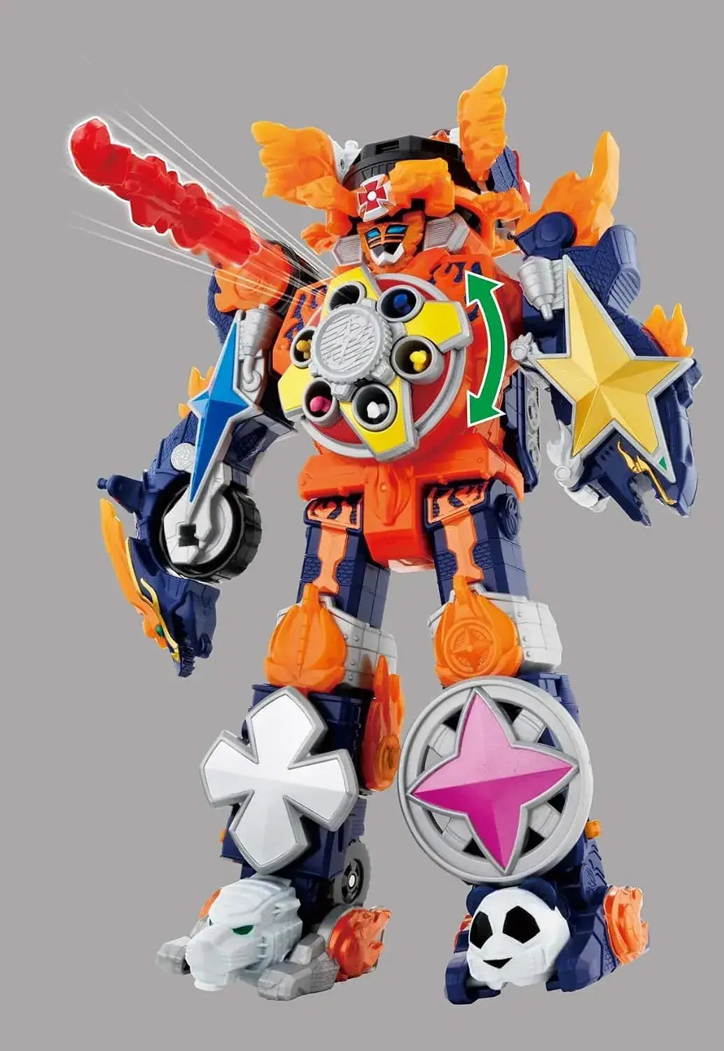 Bandai Shuriken Sentai Gekiatsu Dio Combined DX Action Figure