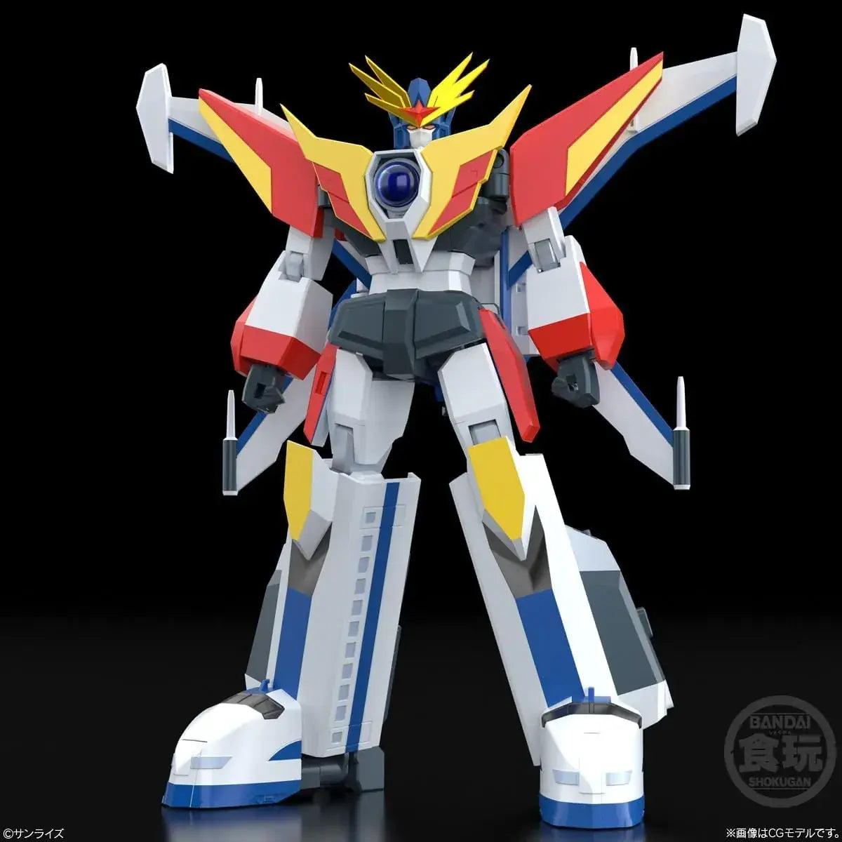Bandai SMP Legendary Da Garn X Robot Modeling Kit Components