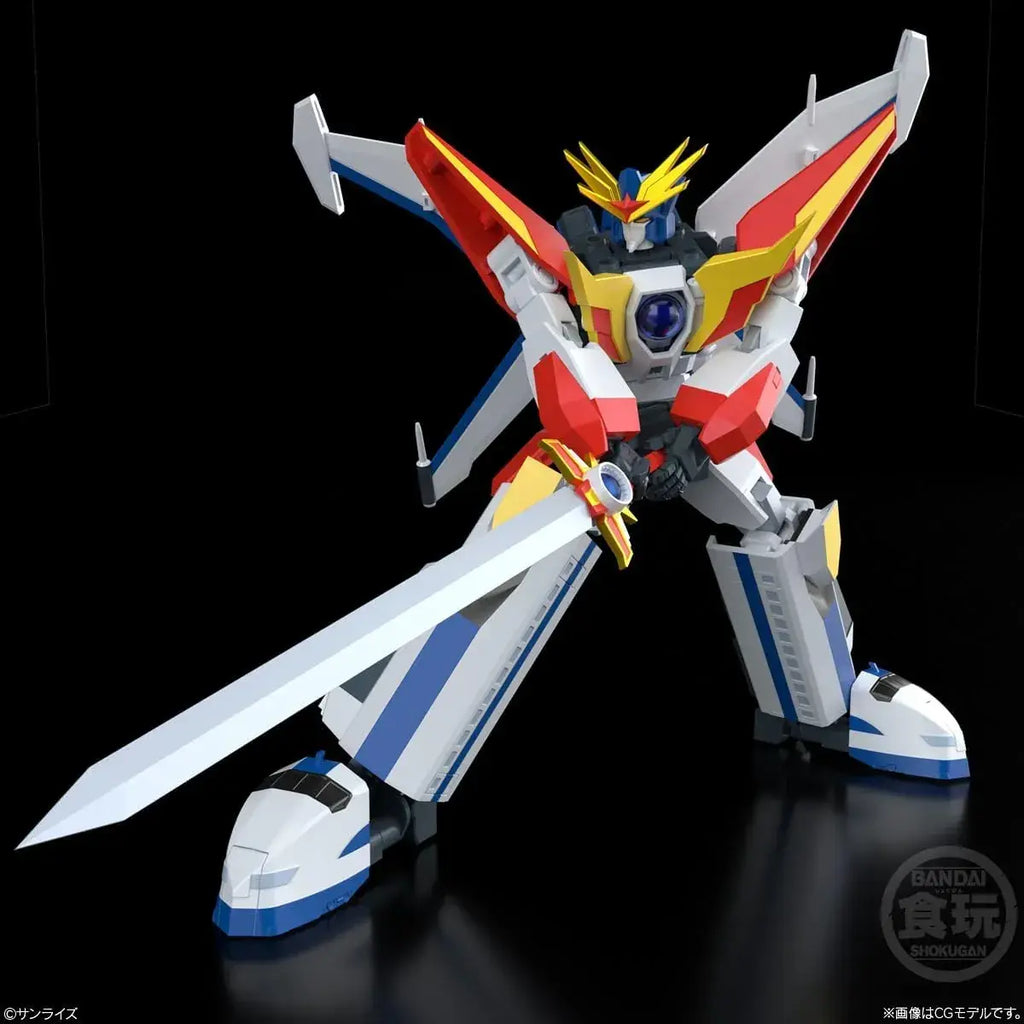 Bandai SMP Legendary Da Garn X Robot Modeling Kit Components