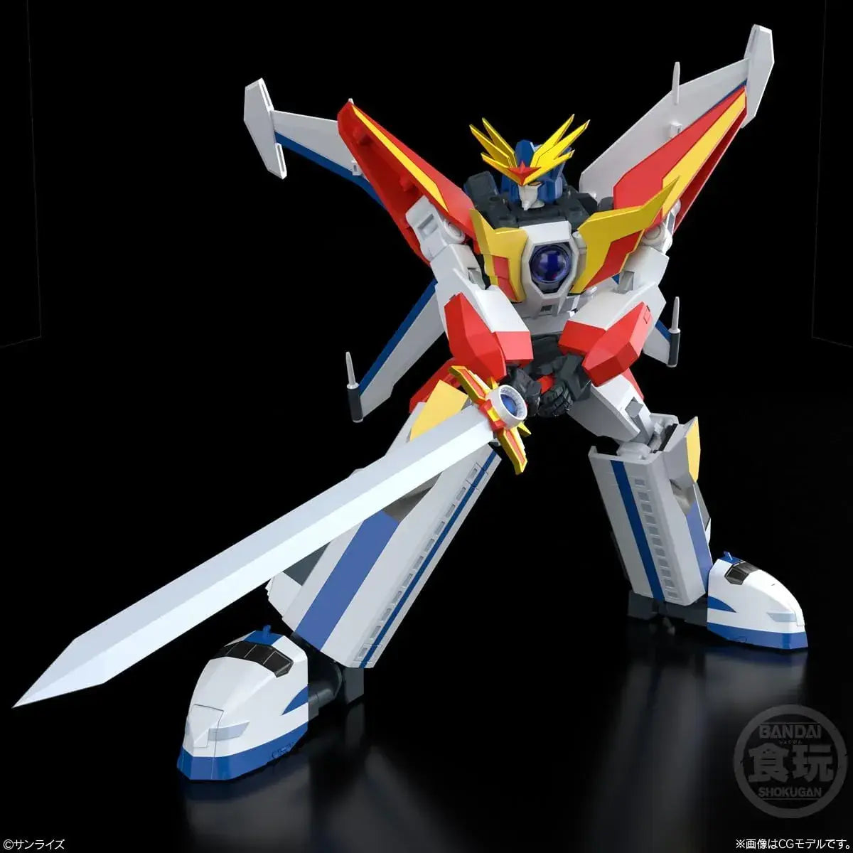 Bandai SMP Legendary Da Garn X Robot Modeling Kit Components