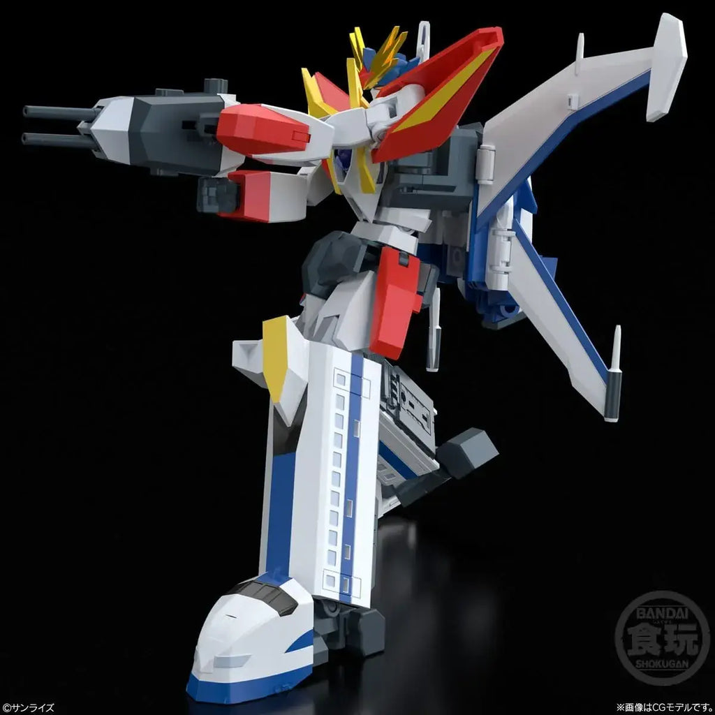 Bandai SMP Legendary Da Garn X Robot Modeling Kit Components